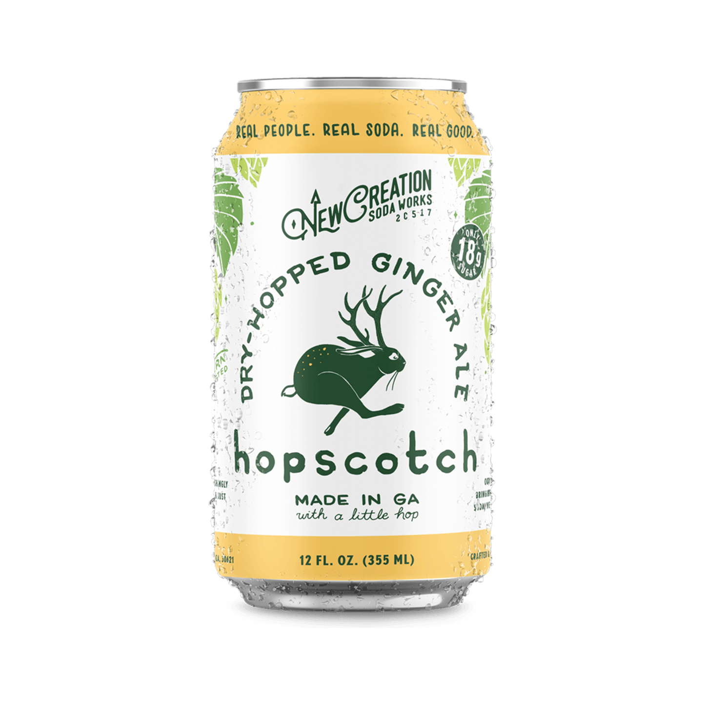 New Creation Hopscotch Dry Hopped Ginger Ale (Case of 24)