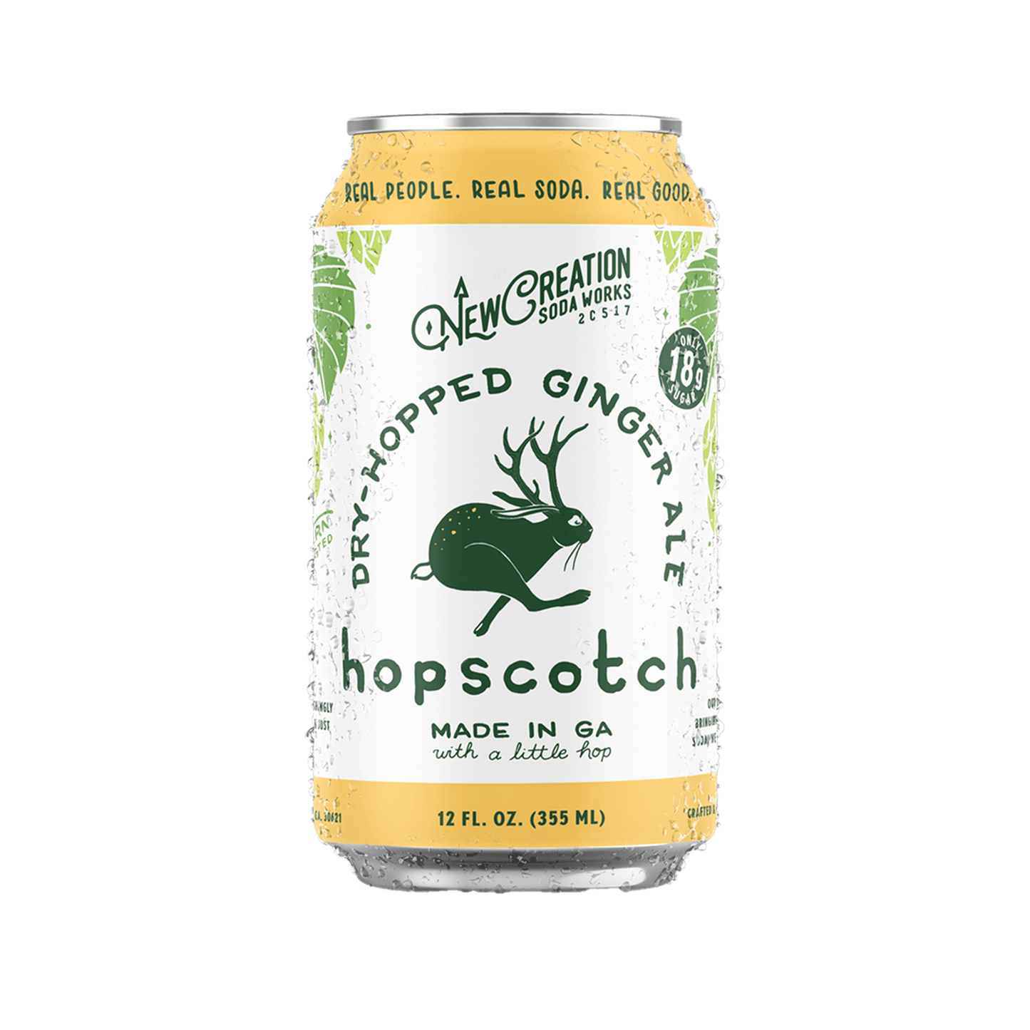 New Creation Hopscotch Dry Hopped Ginger Ale (Case of 24)