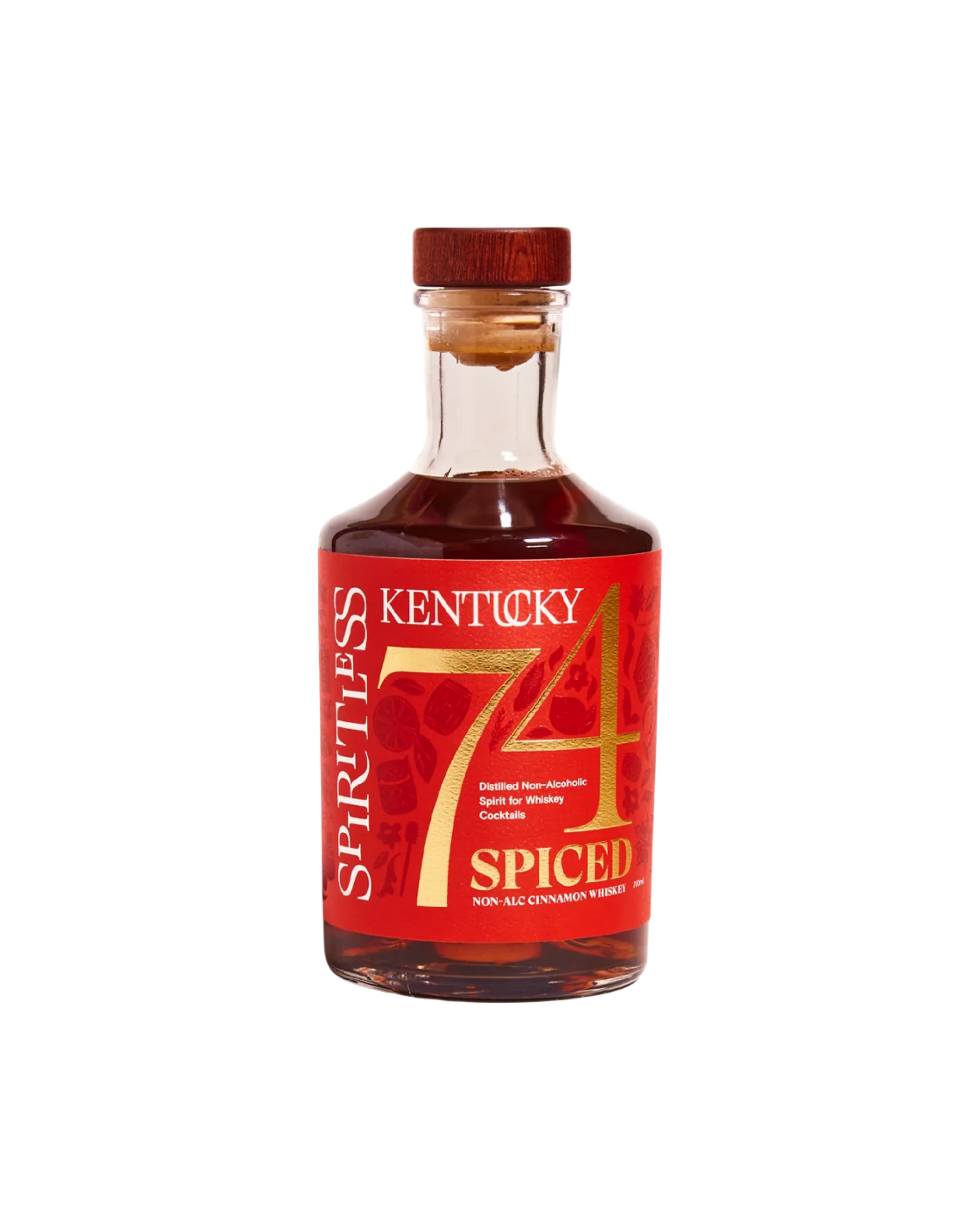 Spiritless Kentucky 74 Spiced Cinnamon Non-Alcoholic Whiskey