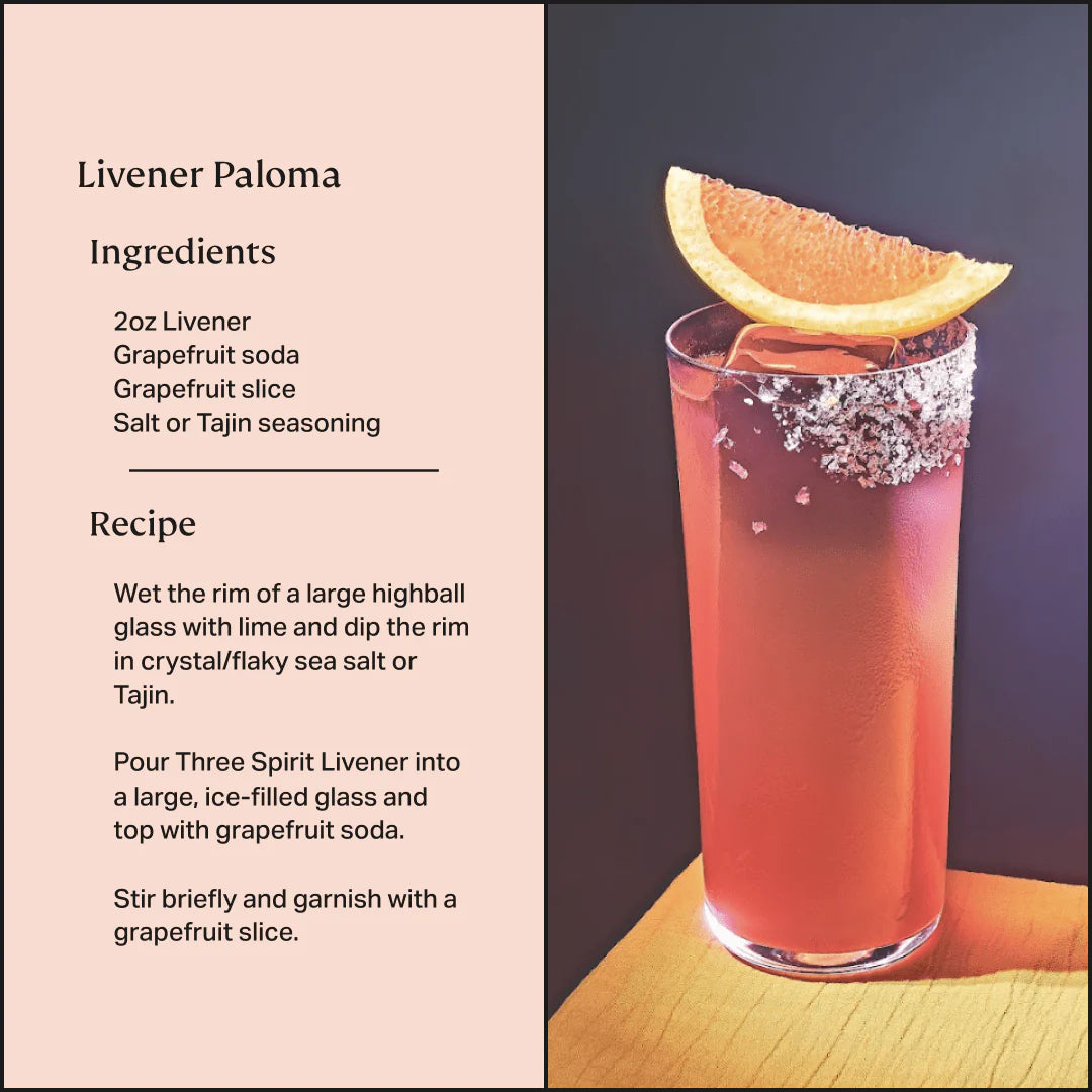 Three Spirit Livener Non-Alcoholic Spirit