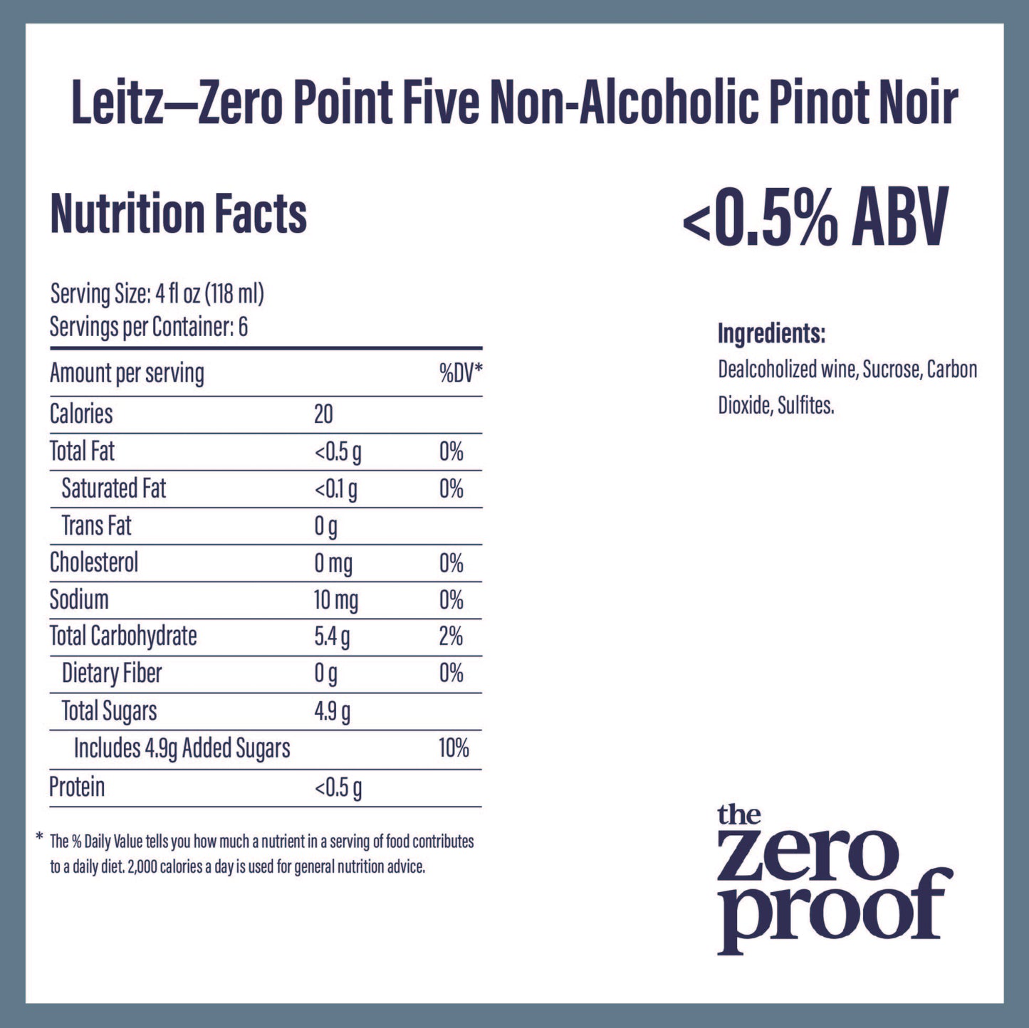 Leitz - Zero Point Five Non-Alcoholic Pinot Noir