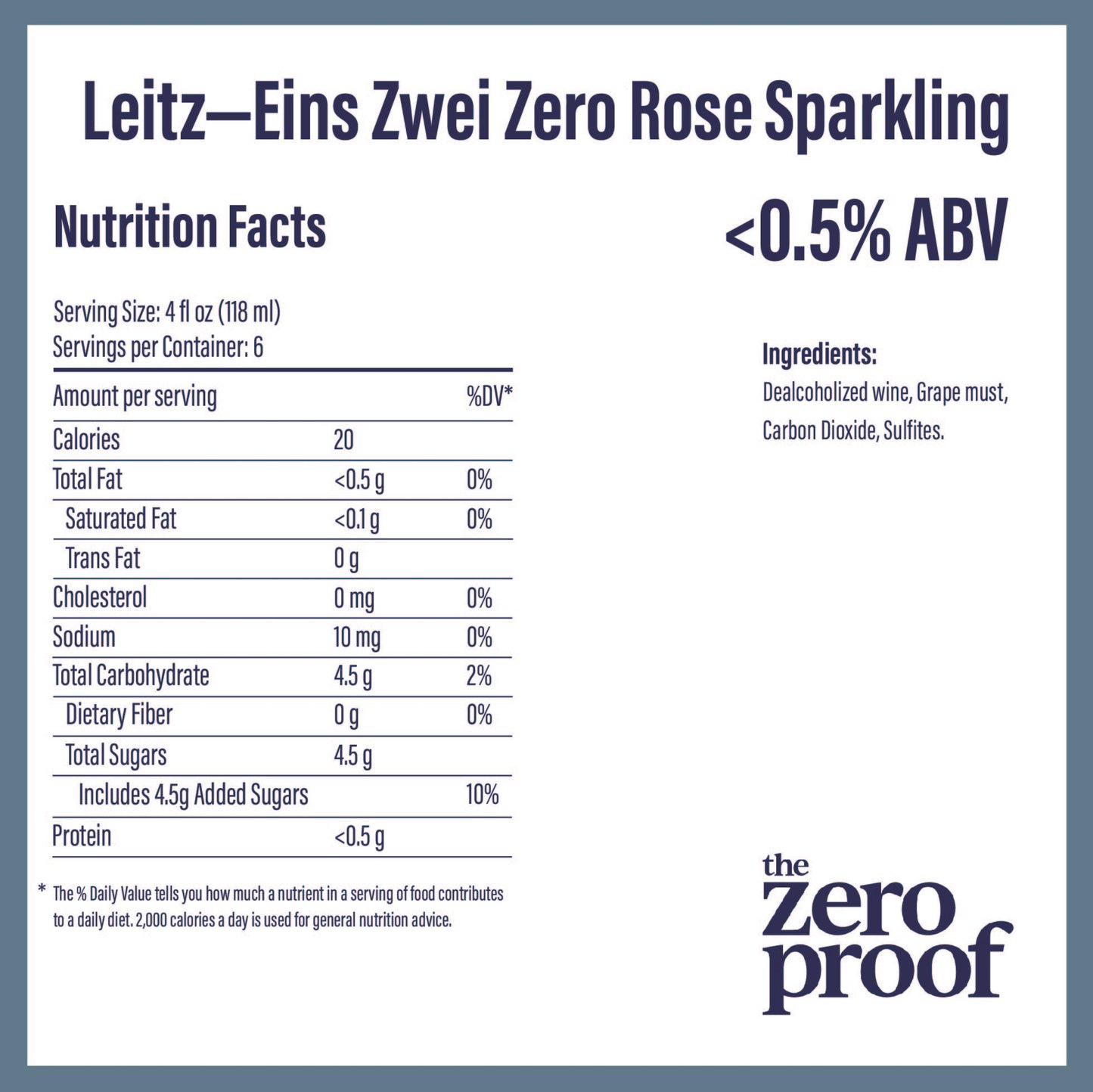 Leitz - Eins Zwei Zero Rose Sparkling