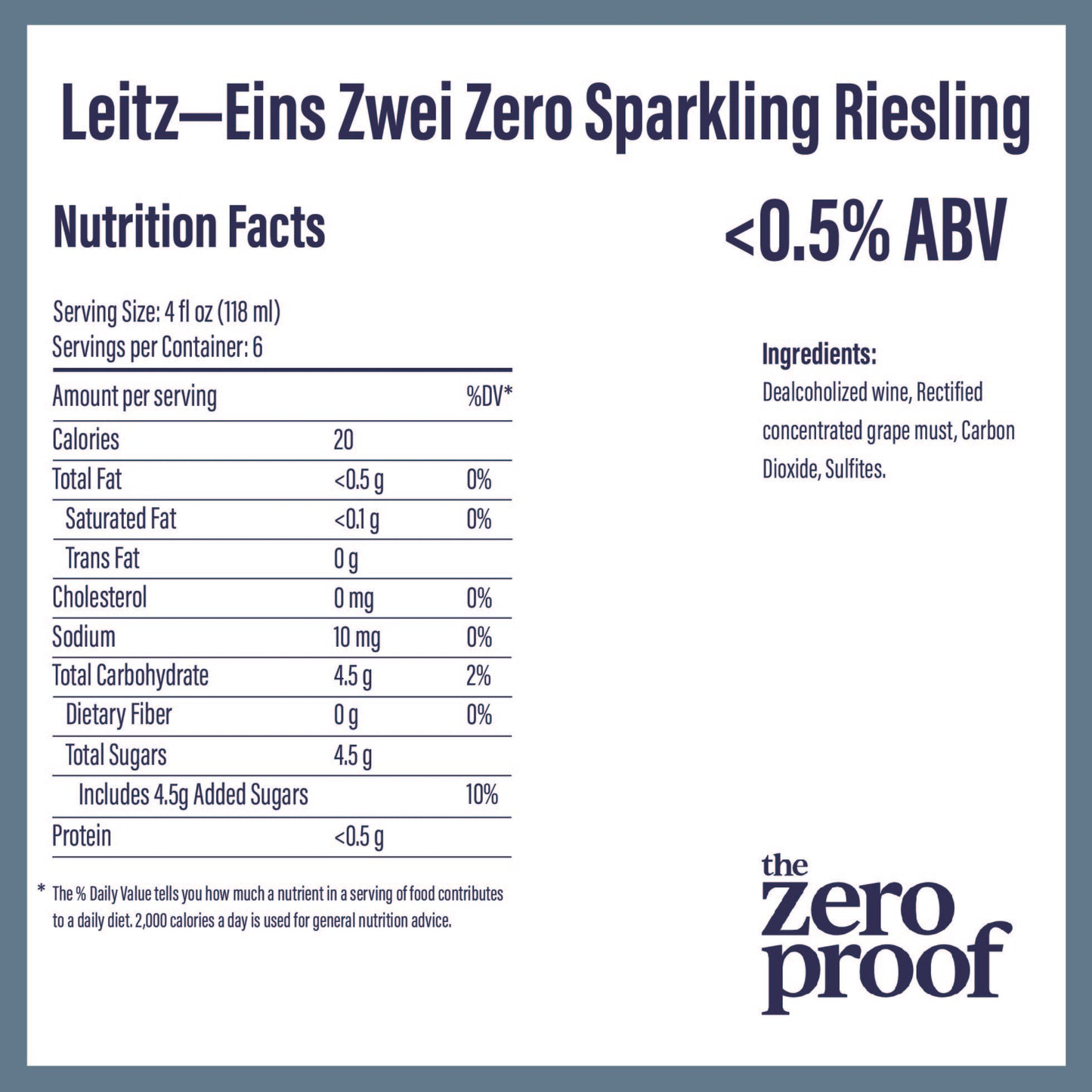 Leitz - Eins Zwei Zero Sparkling Riesling