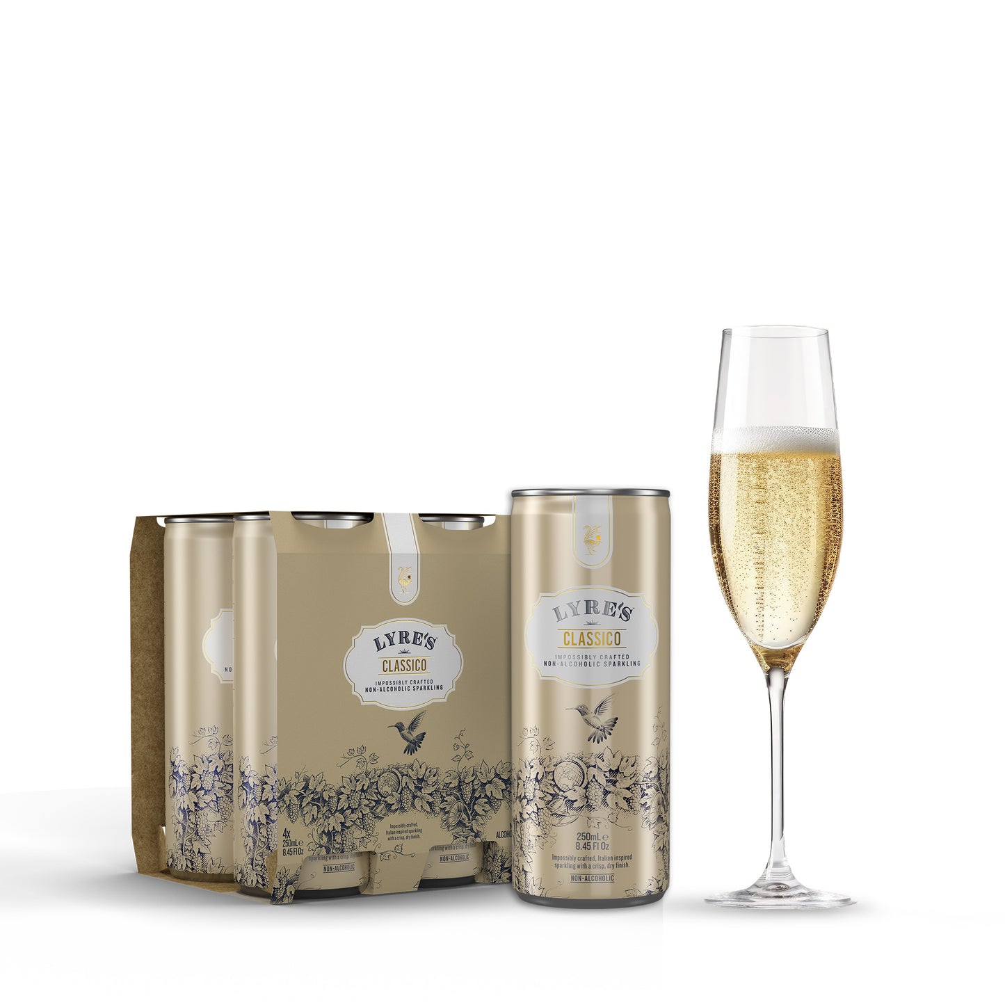 Lyre’s Classico Non-Alcoholic Sparkling Wine (4-Pack)