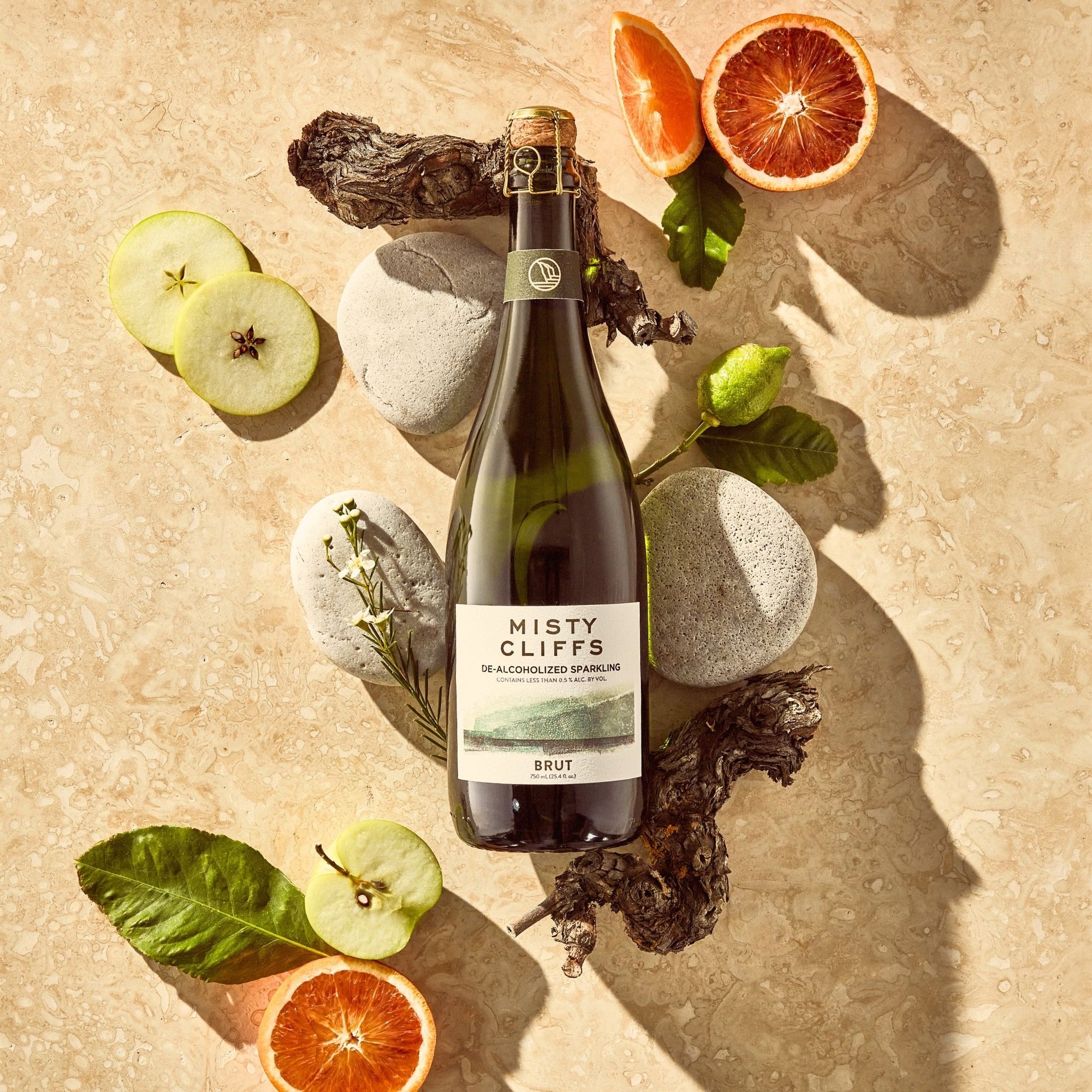 Misty Cliffs Brut Non-Alcoholic Sparkling
