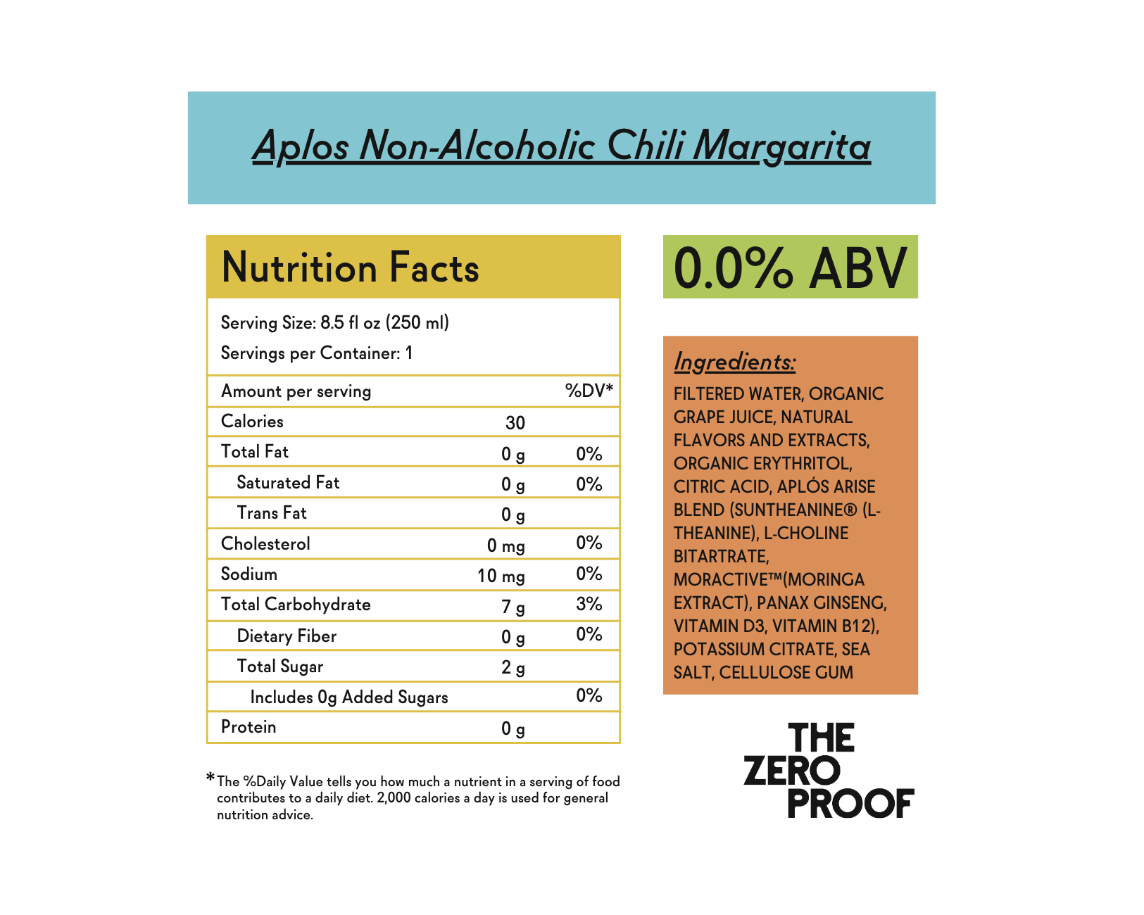 Aplos Non-Alcoholic Chili Margarita