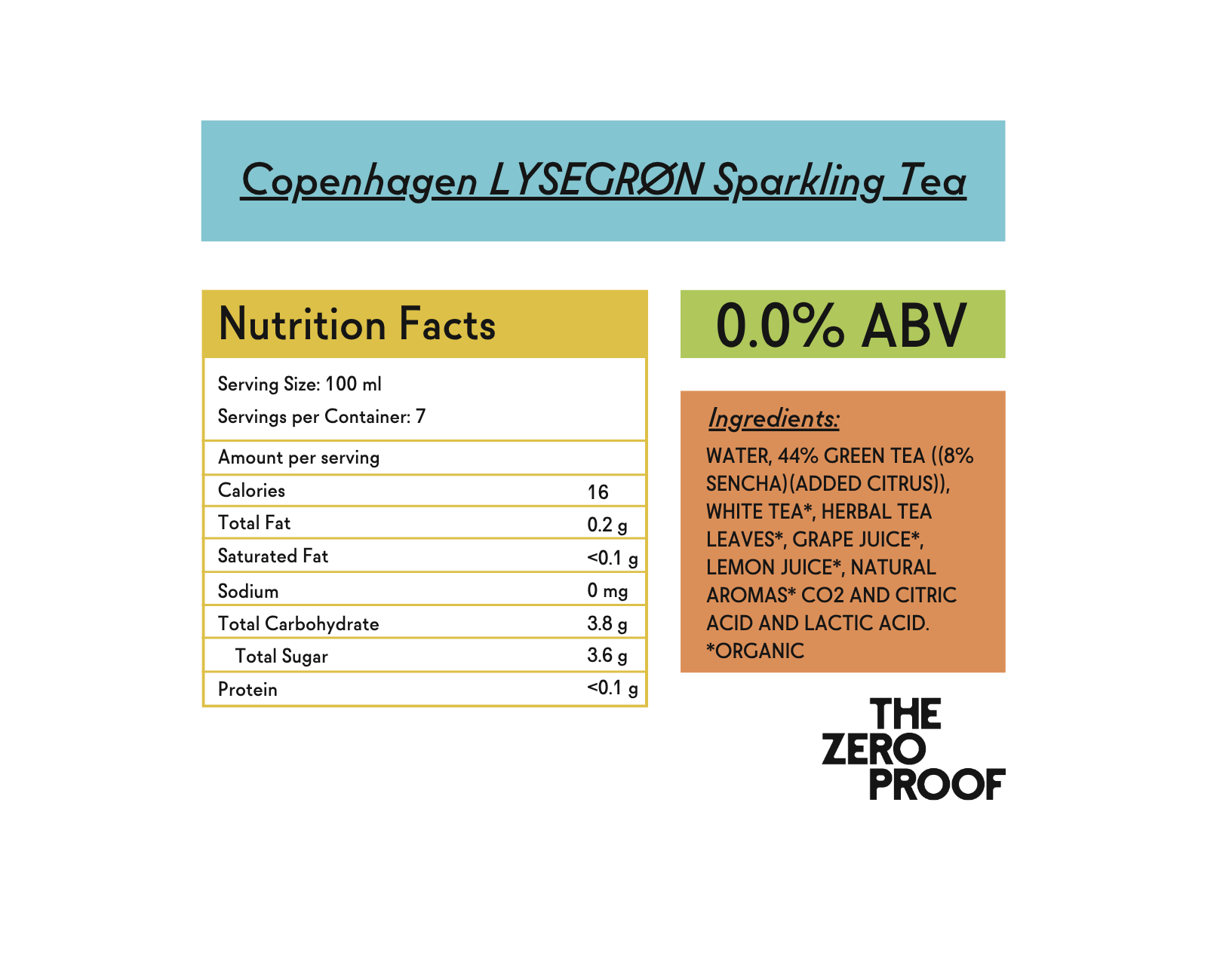 Copenhagen Lysegrøn Sparkling Tea
