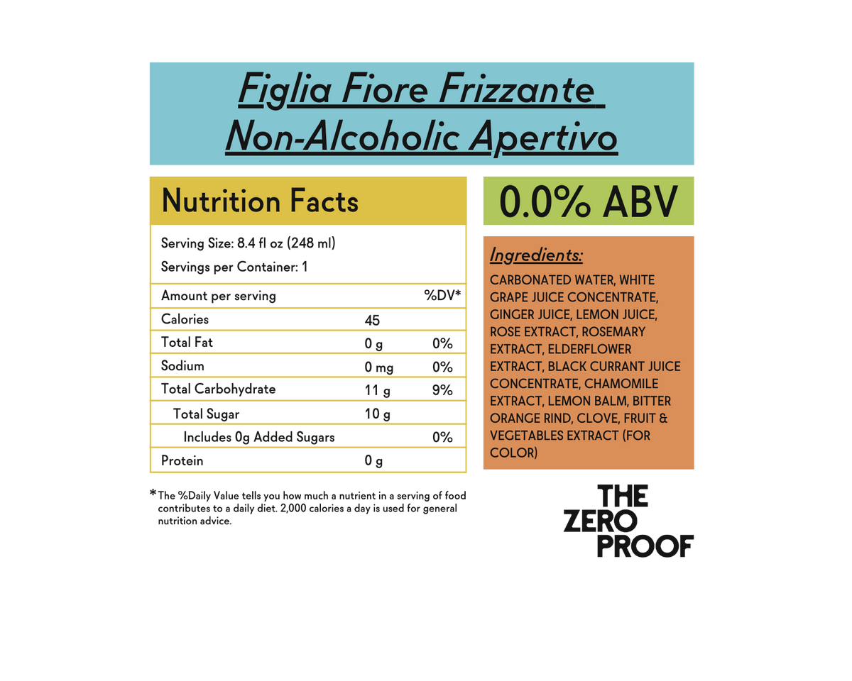 Figlia Fiore Frizzante Non-Alcoholic Aperitivo