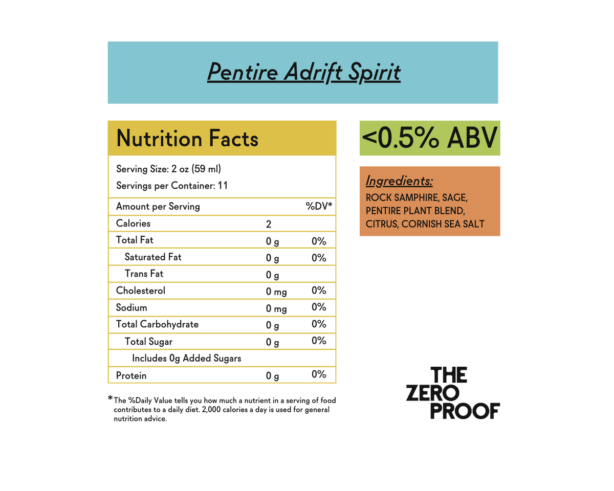 Pentire Adrift Non-Alcoholic Spirit