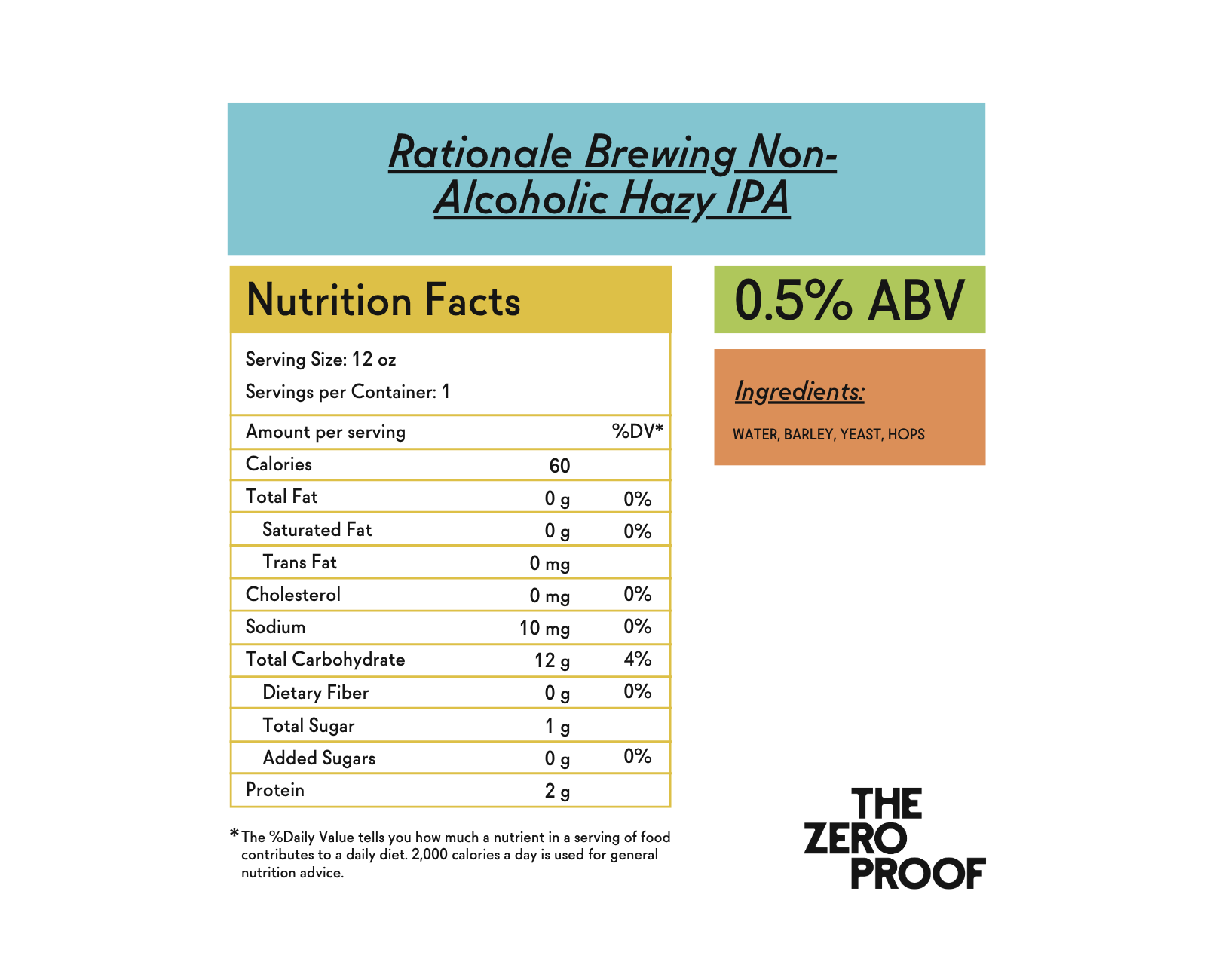 Rationale Brewing Non-Alcoholic Hazy IPA