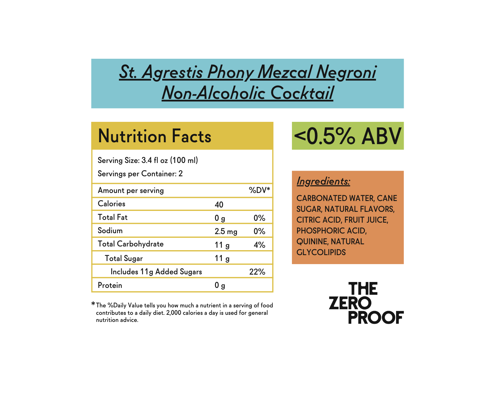St. Agrestis Phony Mezcal Negroni