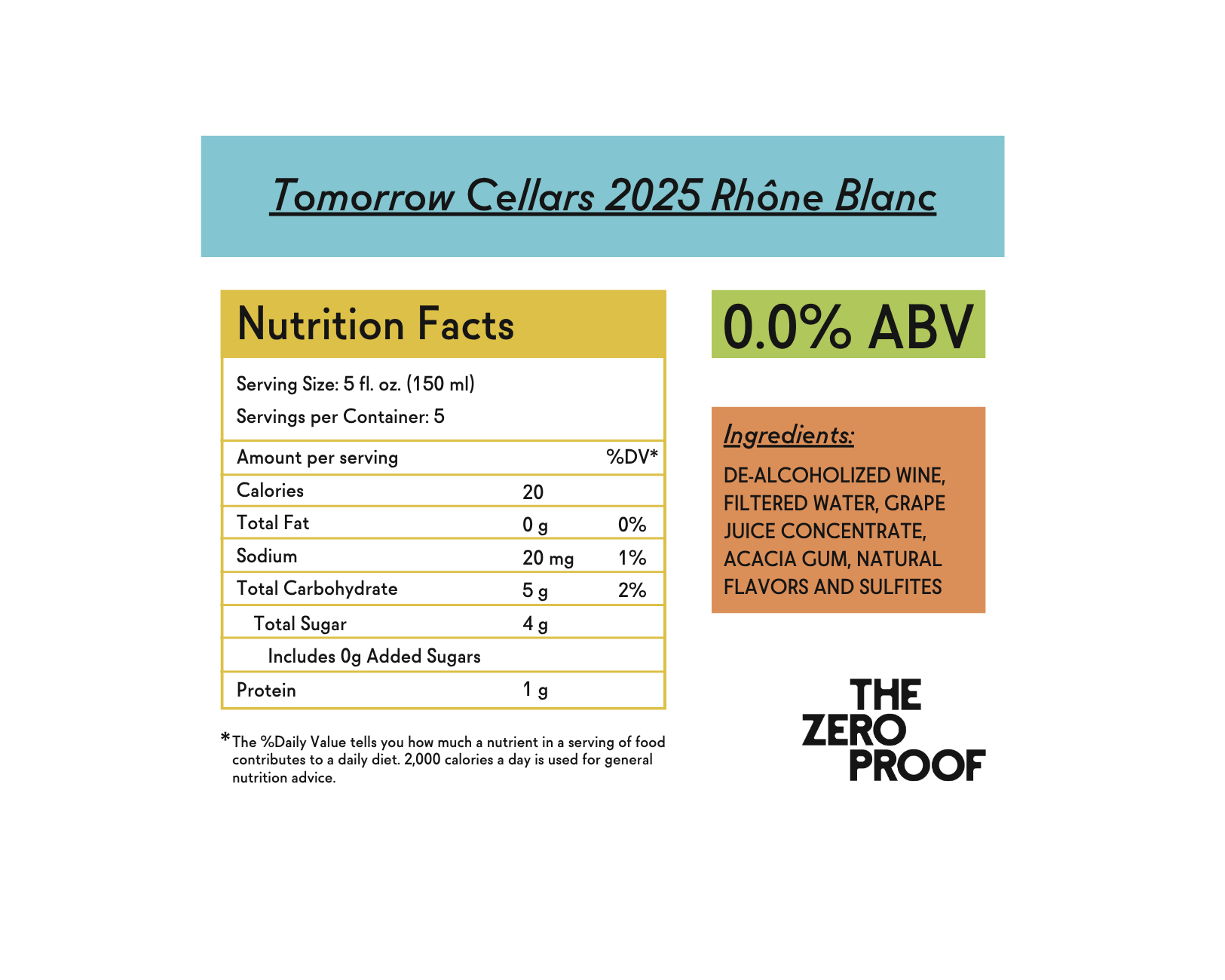 Tomorrow Cellars 2025 NA Rhone Blanc