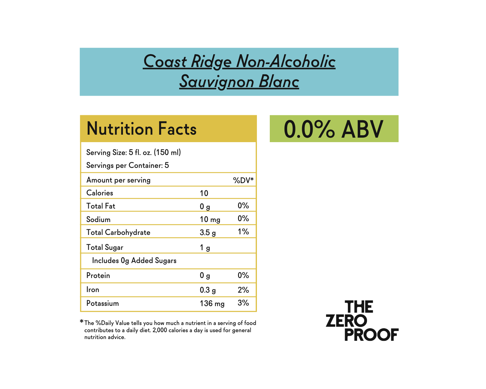 Coast Ridge Non-Alcoholic Sauvignon Blanc