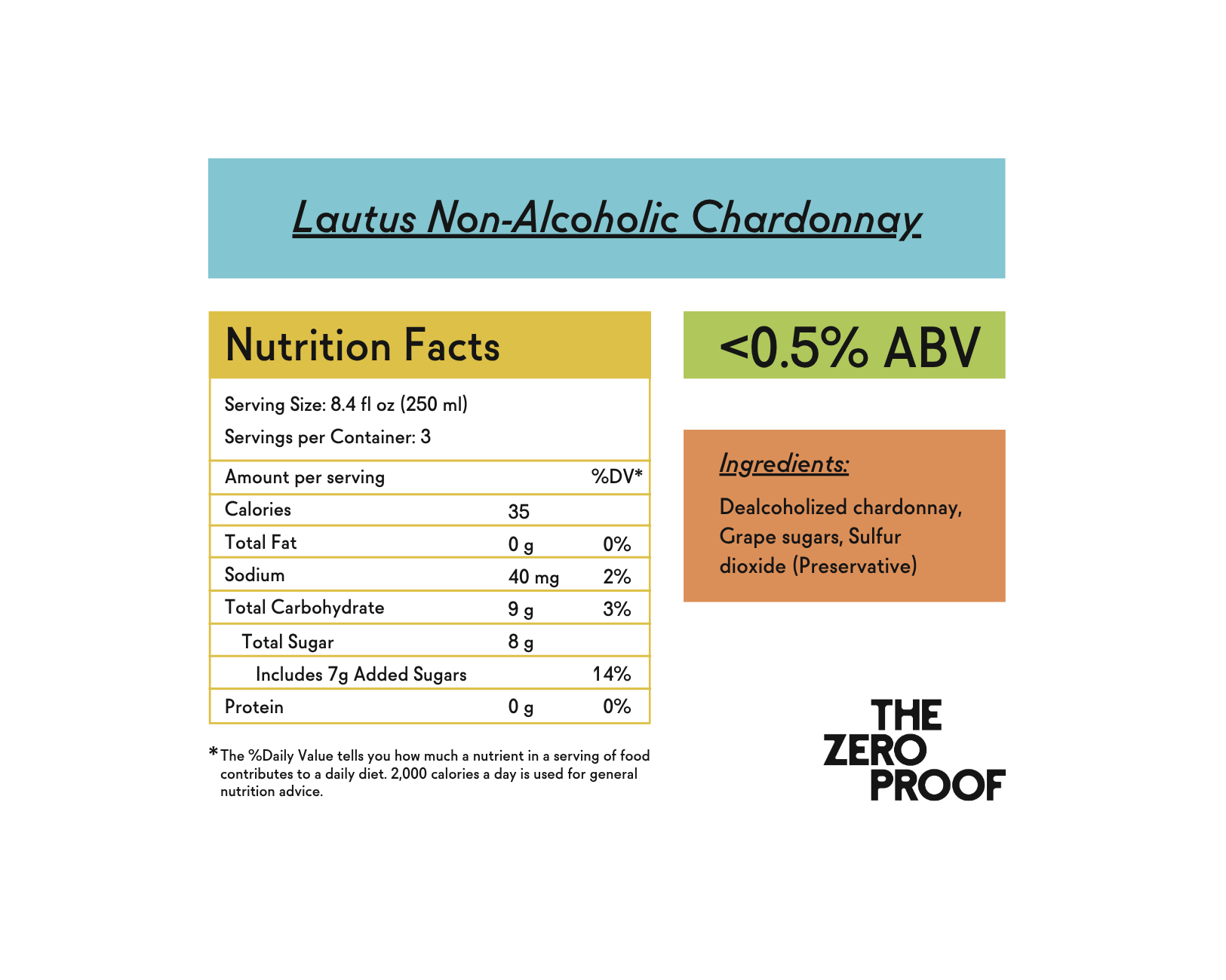 Lautus Non-Alcoholic Chardonnay