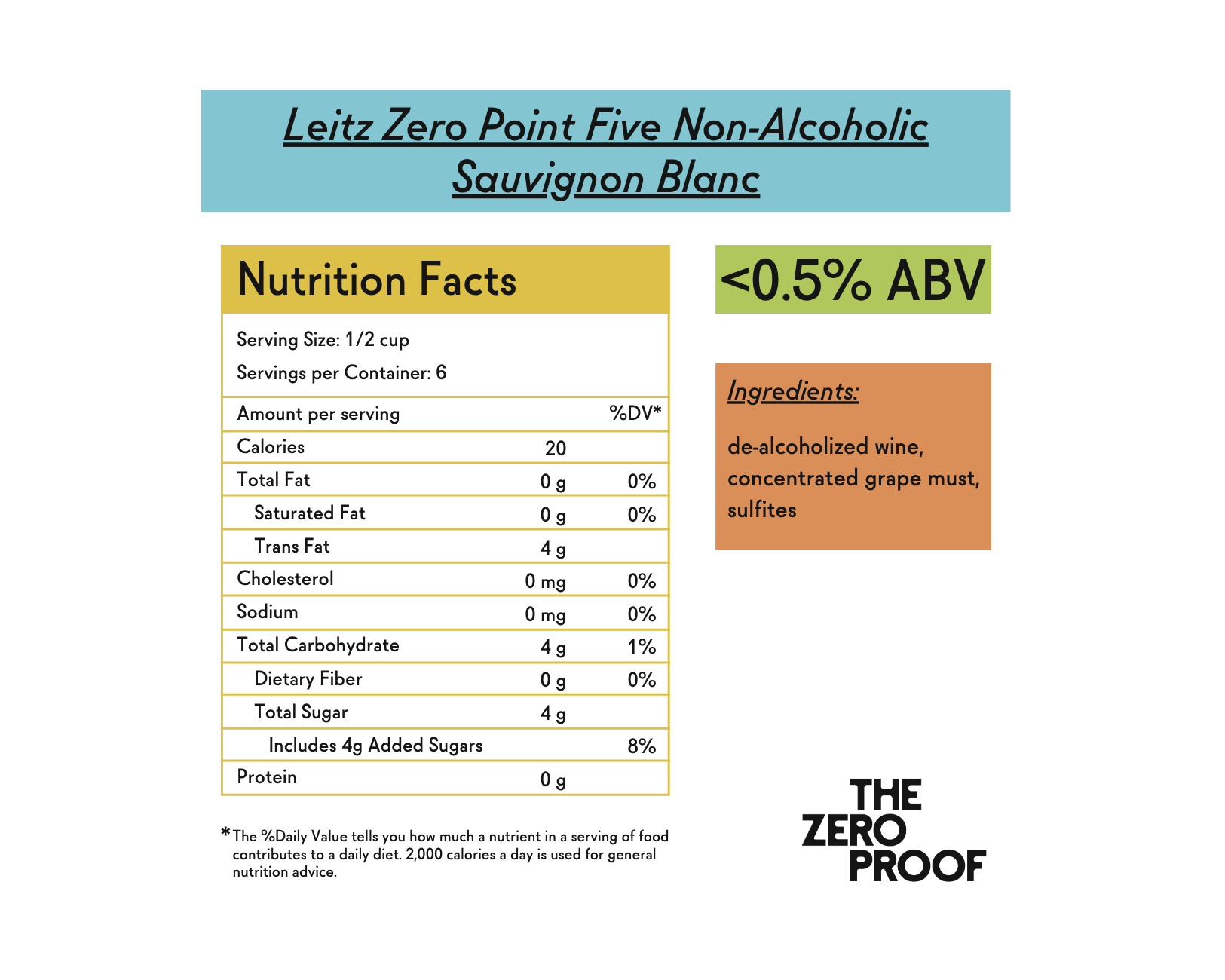 Leitz Zero Point Five Non-Alcoholic Sauvignon Blanc