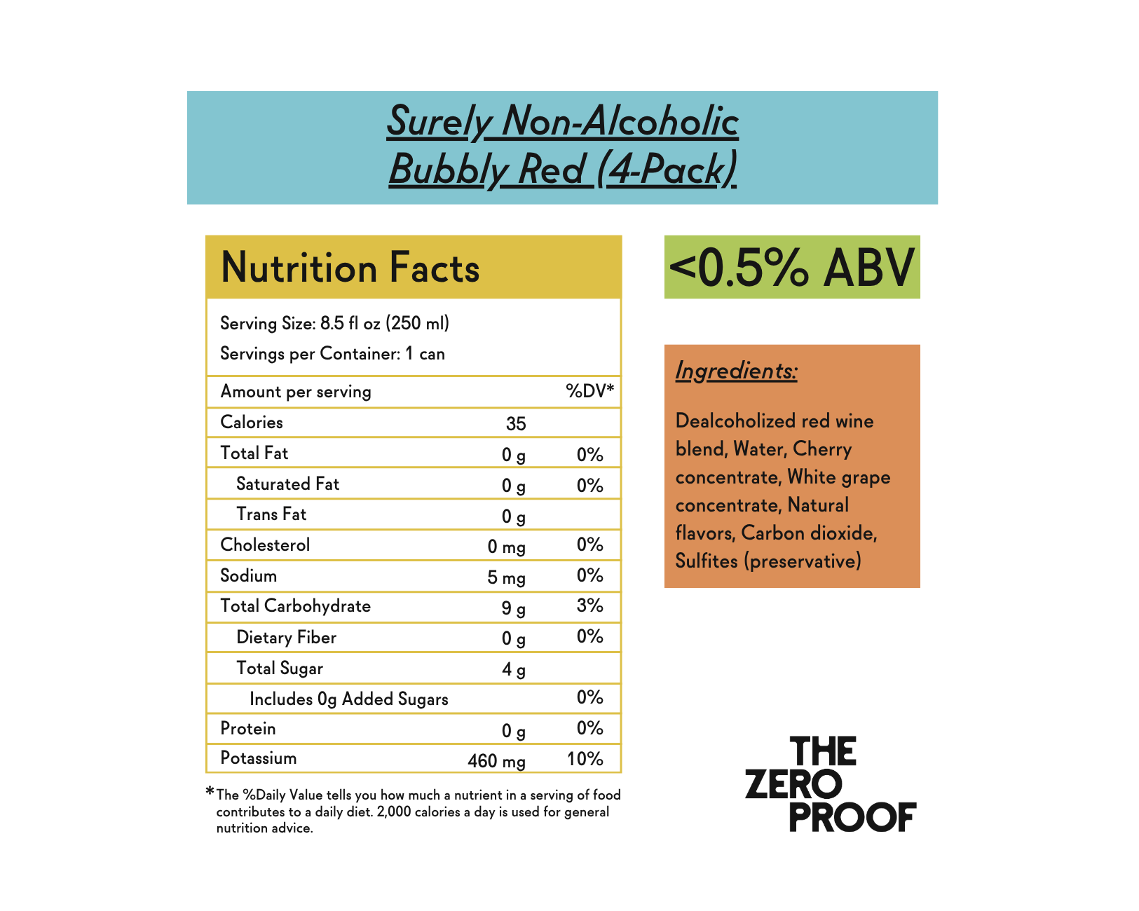 Surely Non-Alcoholic Bubbly Red