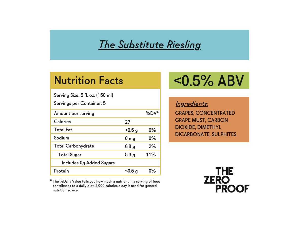 The Substitute Riesling