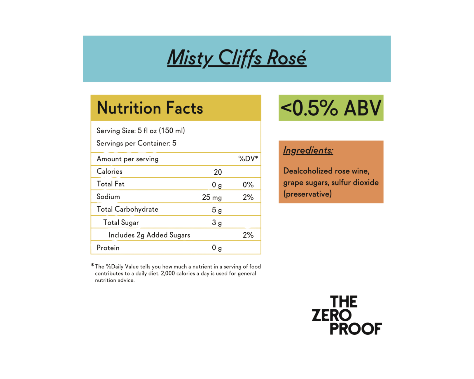 Misty Cliffs Non-Alcoholic Rosé