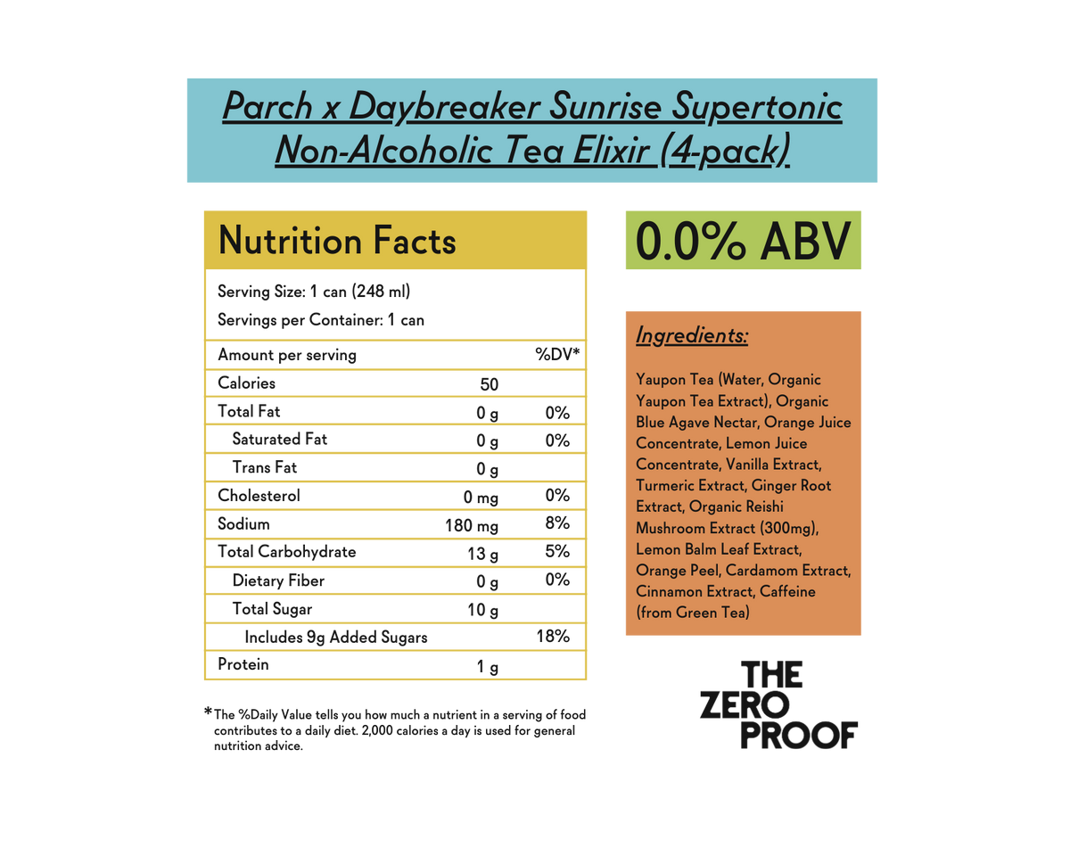 Parch x Daybreaker Non-Alcoholic Sunrise Supertonic Elixir