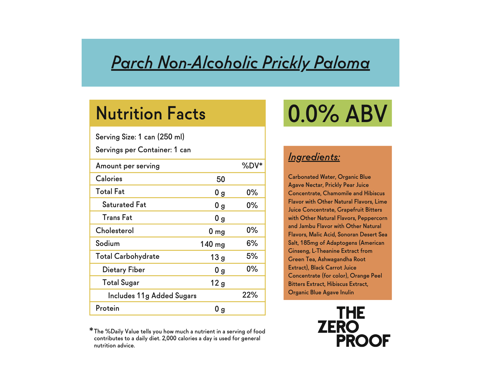 Parch Non-Alcoholic Prickly Paloma