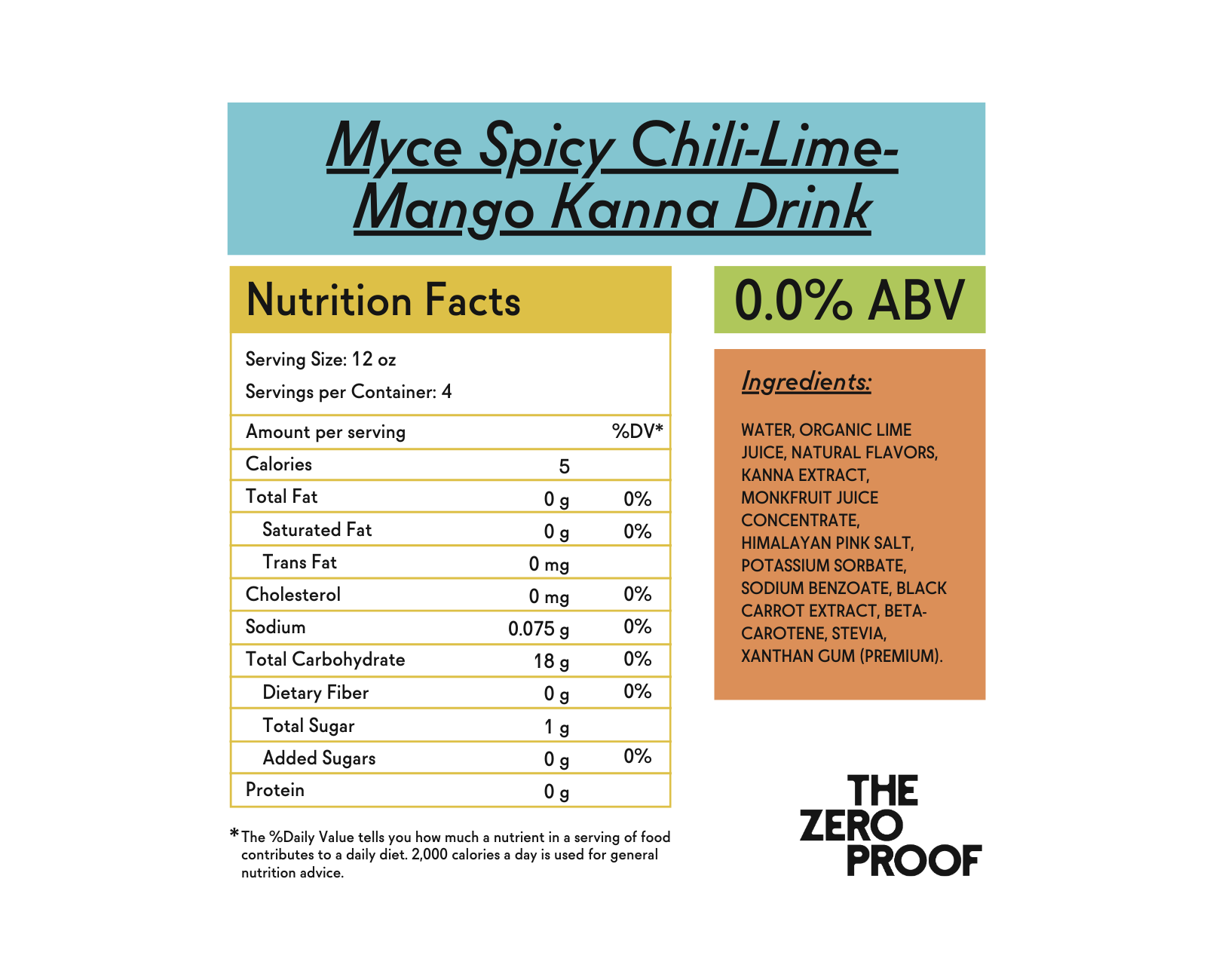 Myce Spicy Chili-Lime-Mango Kanna Drink