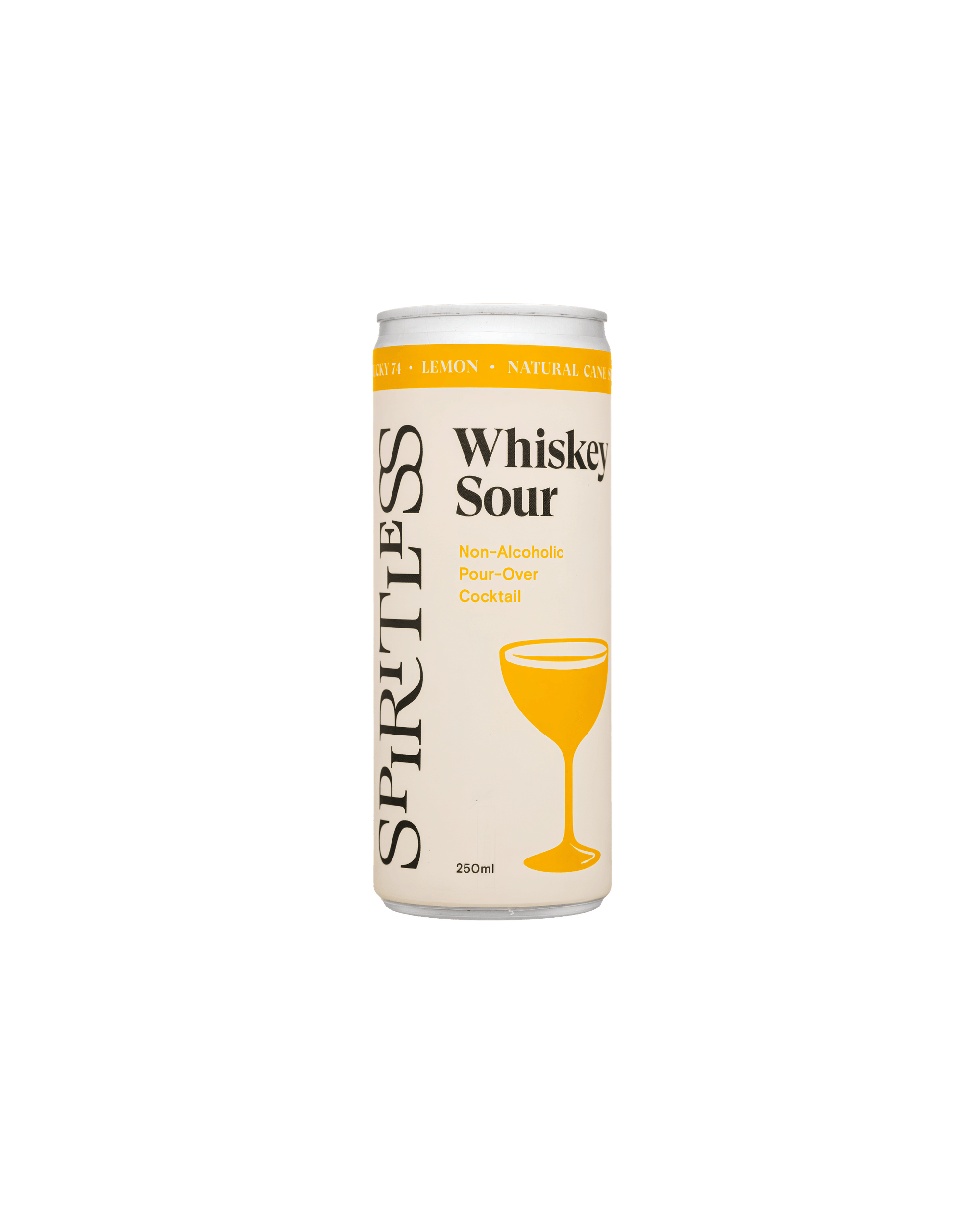 Spiritless Non-Alcoholic Whiskey Sour Pour-Over