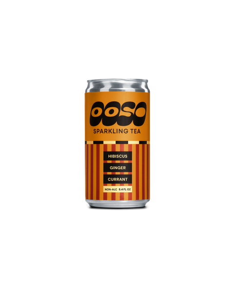 QYPTH ONE Groovy Sauce ジャズるこころ OOSO Hibiscus Ginger Currant Non-Alcoholic Sparkling Tea