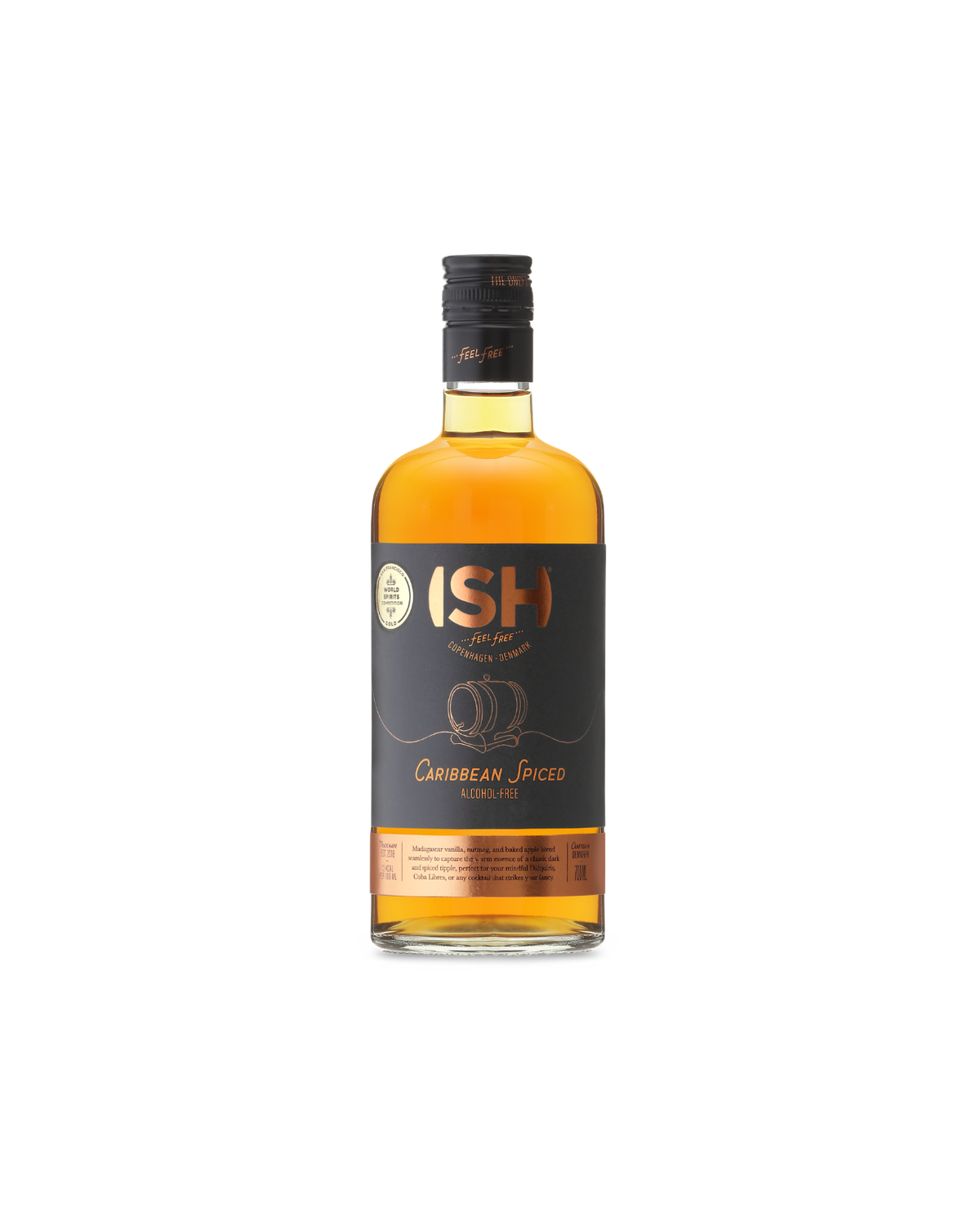 ISH Caribbean Spiced Non-Alcoholic Rum (700ml)