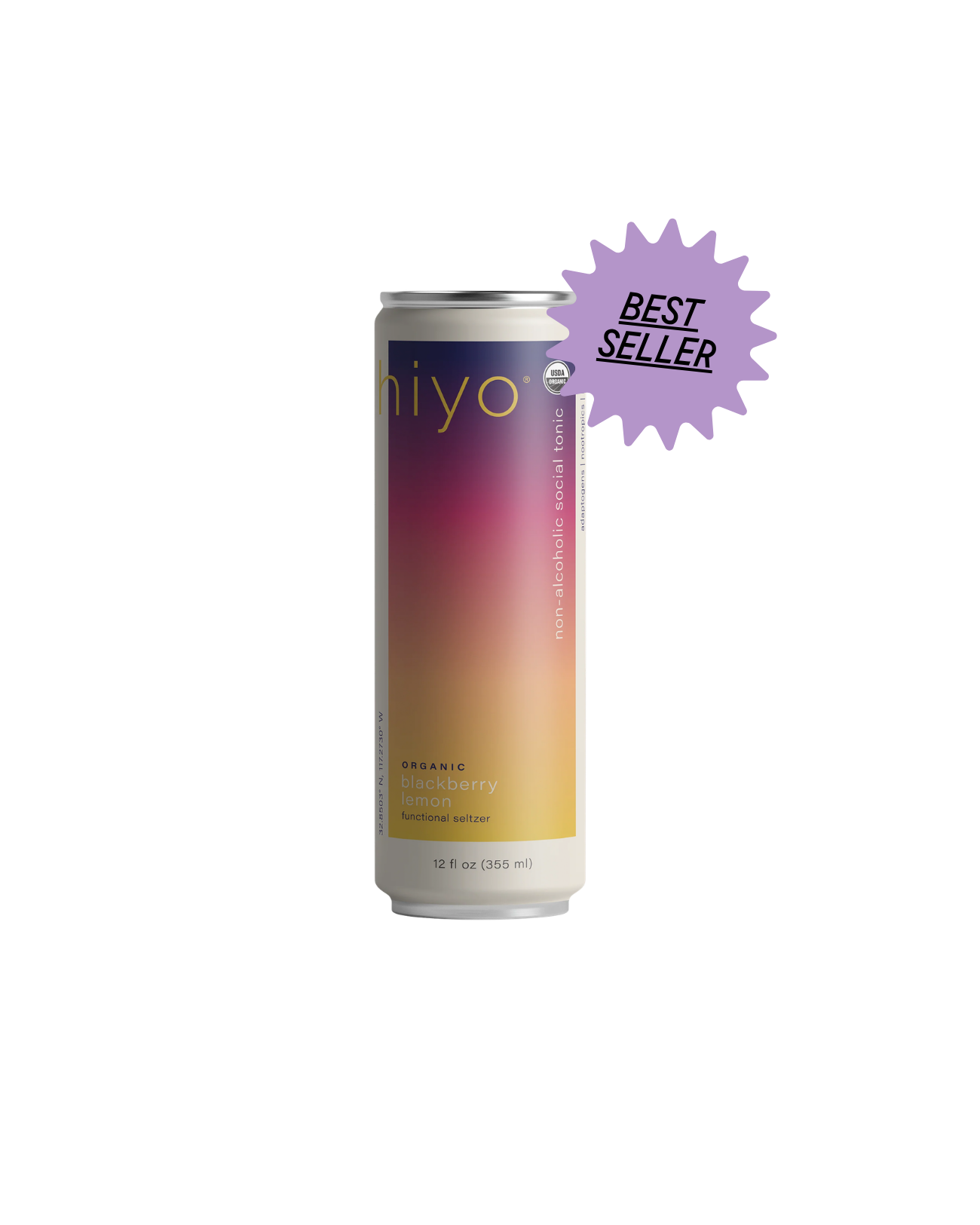Hiyo Non-Alcoholic Social Tonic - Blackberry-Lemon