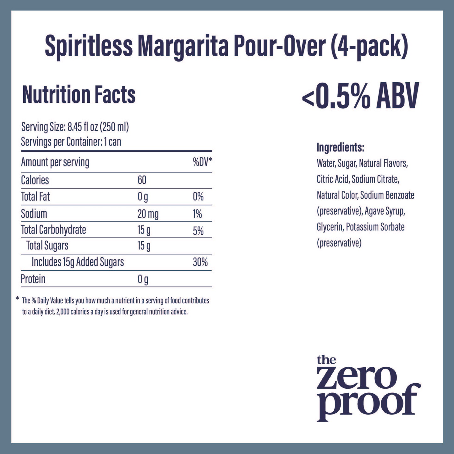Spiritless Margarita Pour-Over (4-pack)