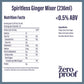 Spiritless Ginger Mixer (236ml)