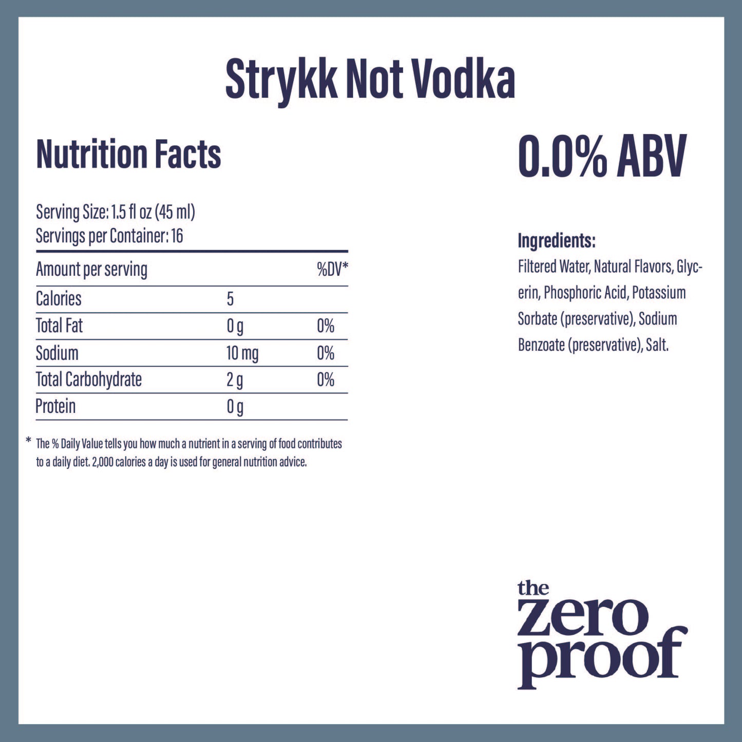 Strykk Not Vodka (700 ml)