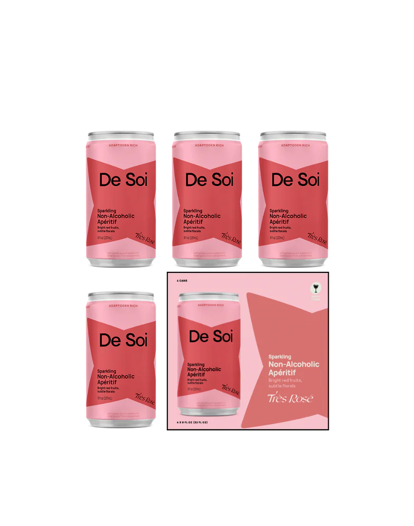 De Soi - Très Rosé Non-Alcoholic Apéritif Cans (4-pack)