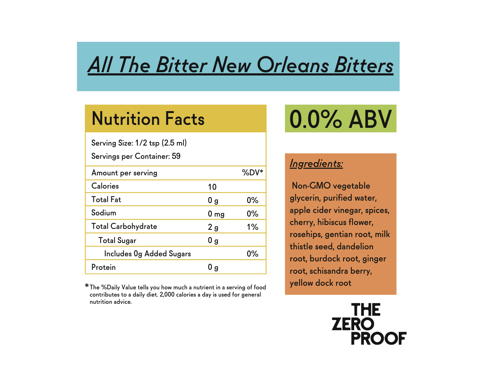 All The Bitter New Orleans Spiced Cherry Bitters (5 oz) - The Zero Proof