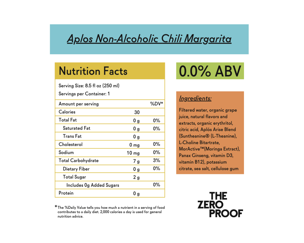 Aplos Non-Alcoholic Chili Margarita