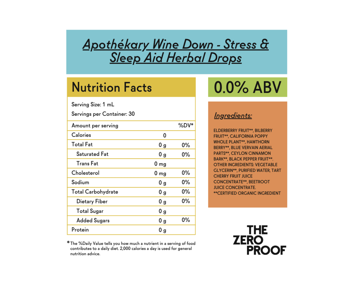 Apothékary Wine Down - The Zero Proof