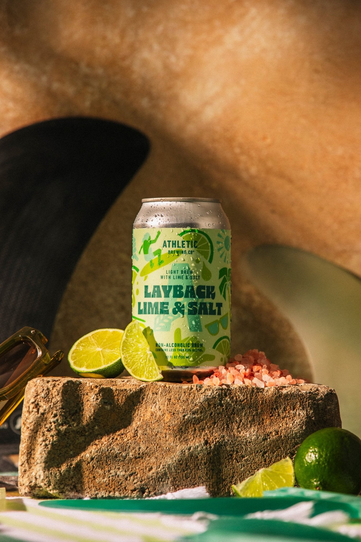 Athletic Brewing Layback Lime & Salt Non - Alcoholic Beer - The Zero Proof