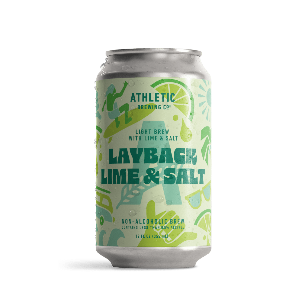 Athletic Brewing Non-Alcoholic Layback Lime & Salt Beer