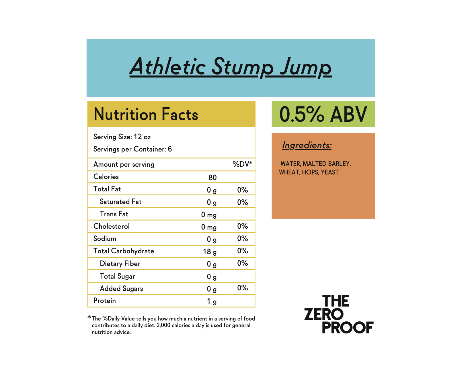 Athletic Brewing Stump Jump Non - Alcoholic Beer - The Zero Proof