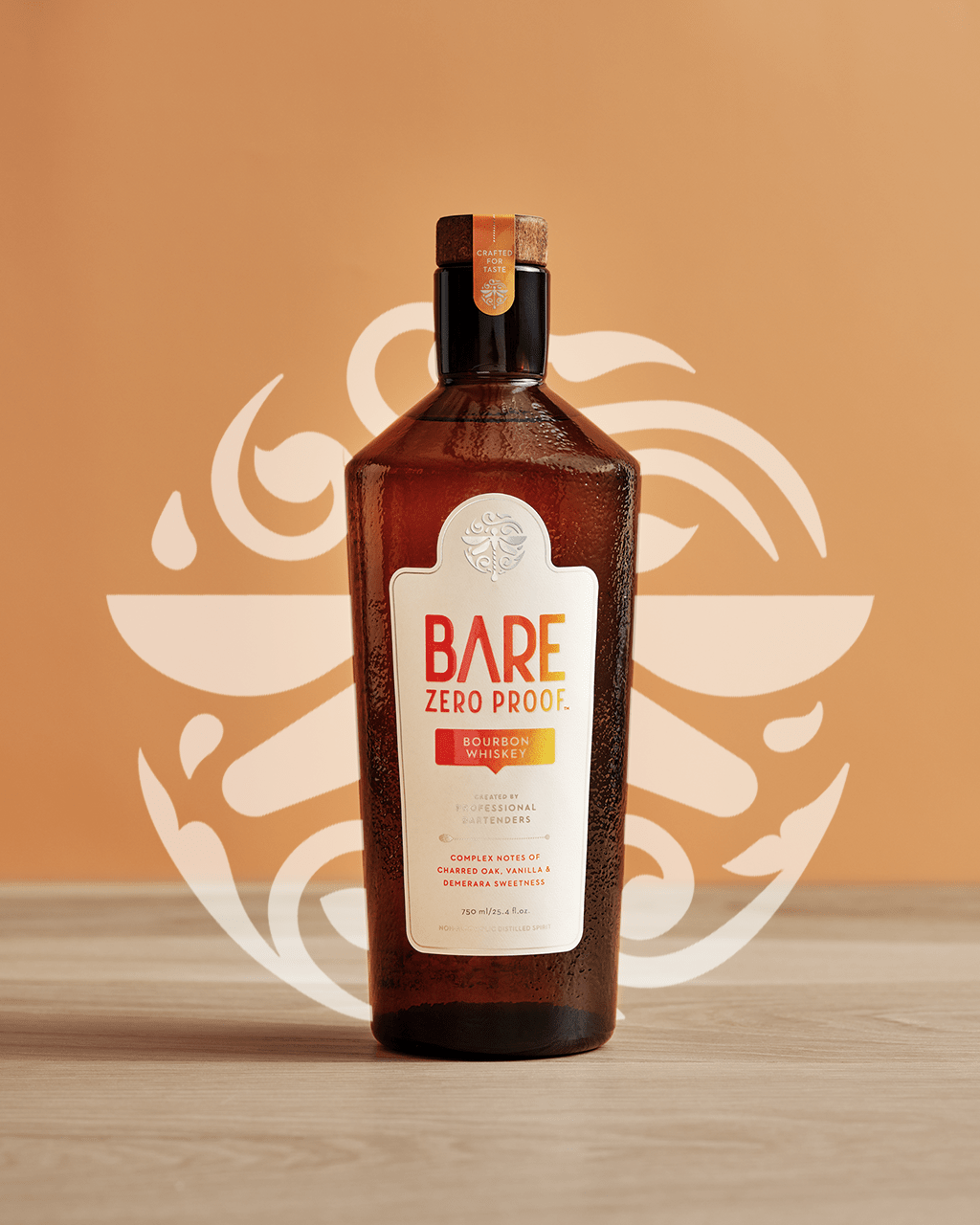 BARE Zero Proof Bourbon Whiskey (750 ml) - The Zero Proof