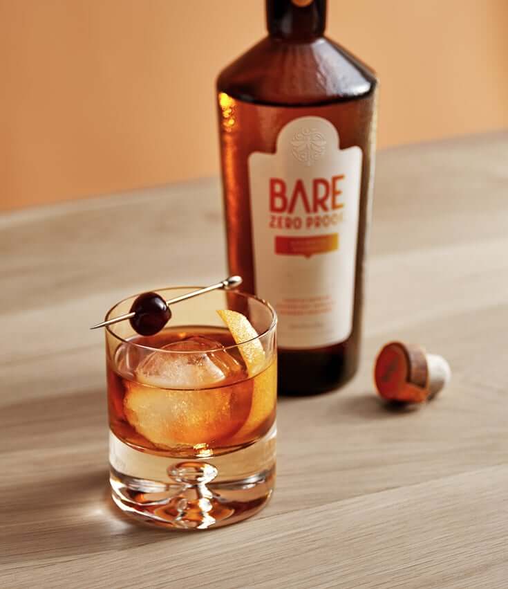 BARE Zero Proof Bourbon Whiskey (750 ml) - The Zero Proof