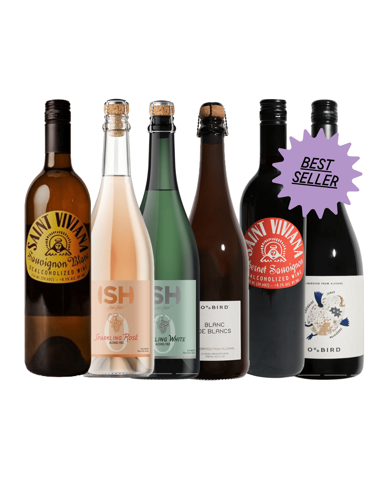 One Wine Best Selling Non-Alcoholic Wine Bundle | The Zero Proof