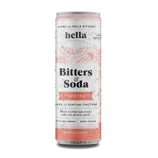 Hella Bitters and Soda Grapefruit (4-pack)