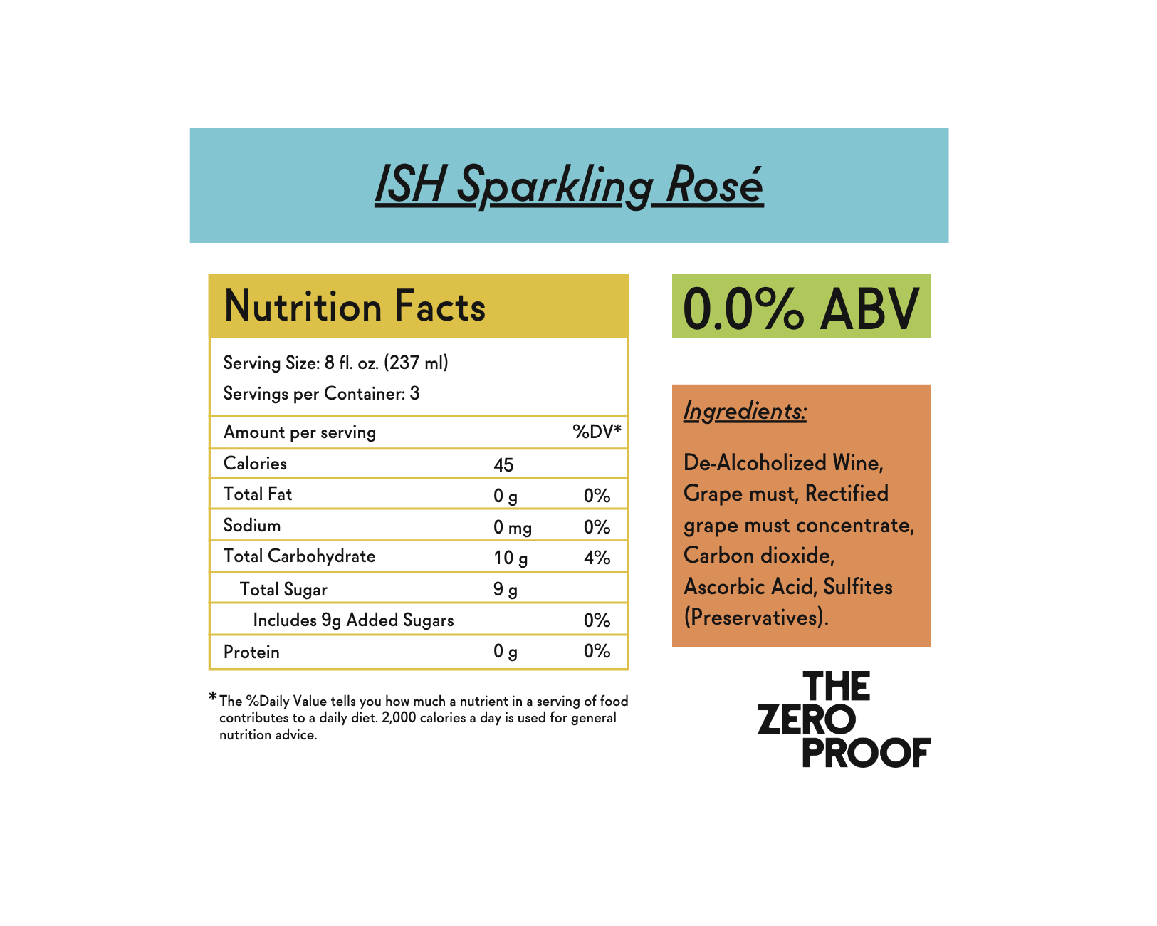 Château del ISH Non - Alcoholic Sparkling Rosé - The Zero Proof