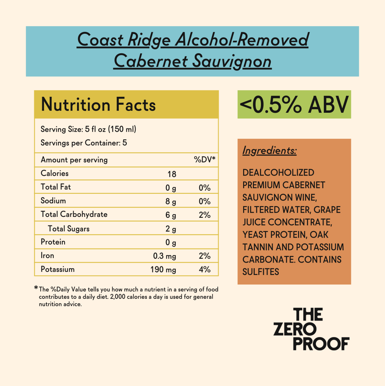 Coast Ridge Alcohol - Removed Cabernet Sauvignon - The Zero Proof
