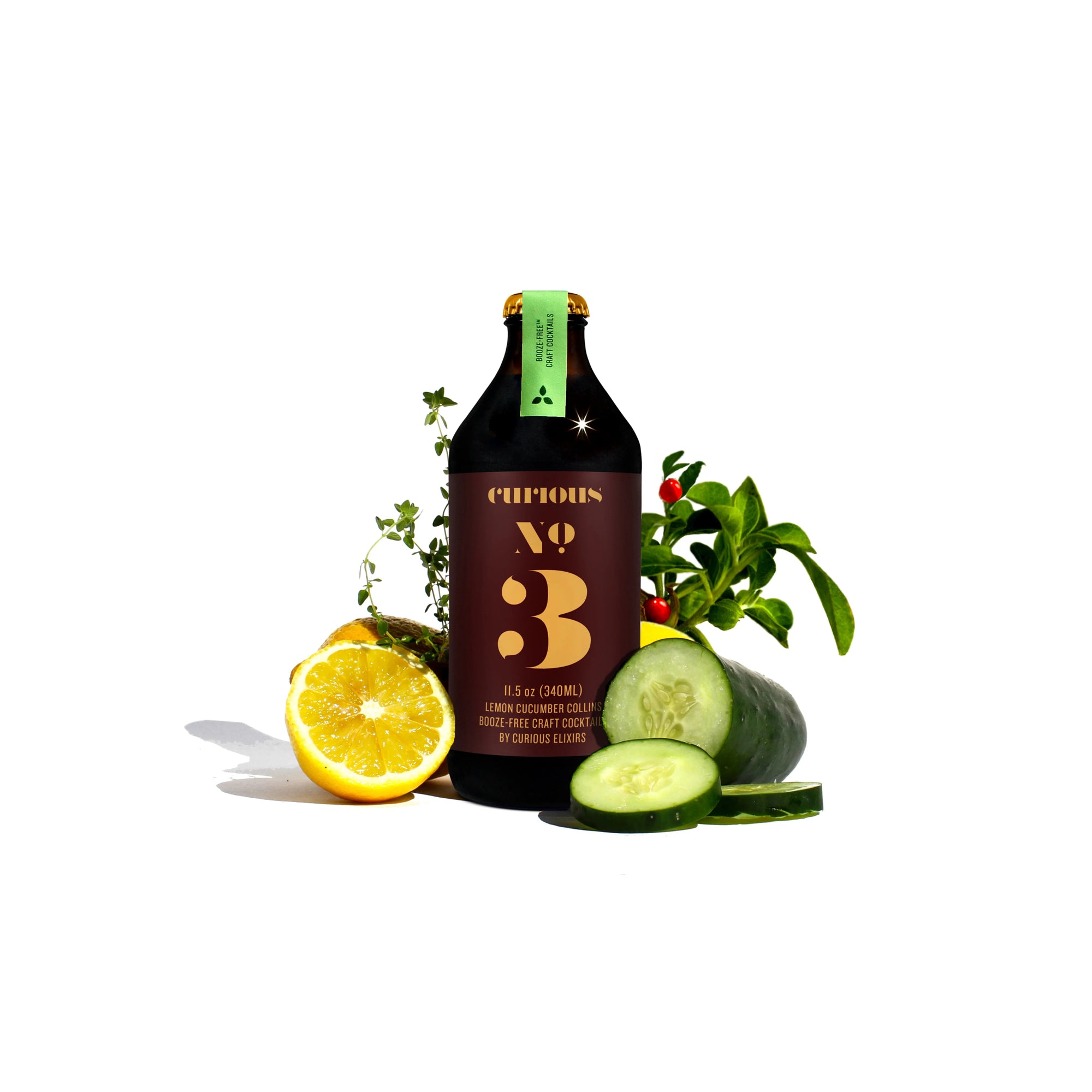 Curious Elixir No. 3 (Tom Collins) - The Zero Proof