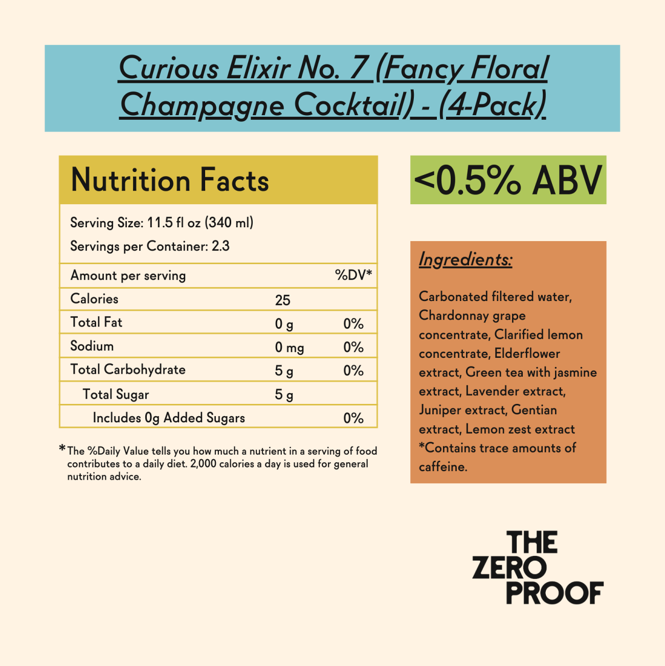 Curious Elixir No. 7 (Limited Release) - The Zero Proof