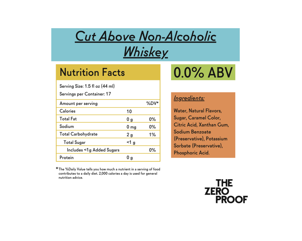 Cut Above Non - Alcoholic Whiskey - The Zero Proof
