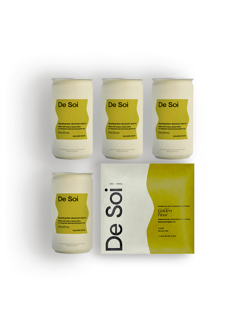 De Soi - Golden Hour Non - Alcoholic Apéritif Cans (4 - pack) - The Zero Proof