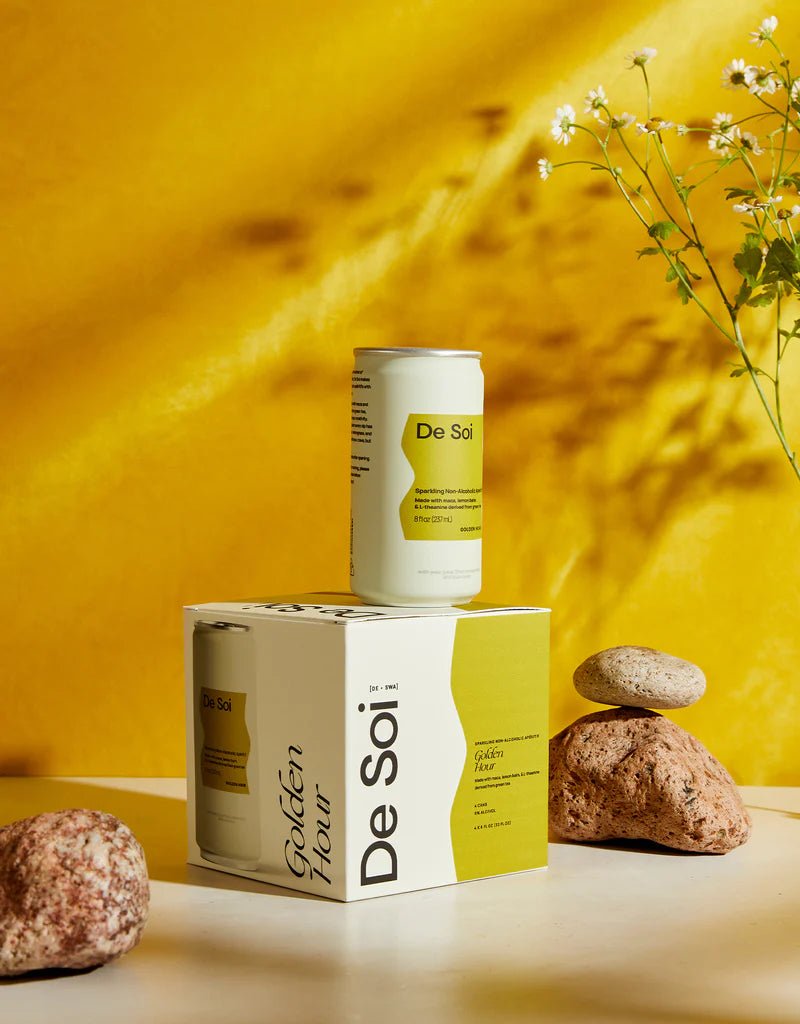 De Soi - Golden Hour Non - Alcoholic Apéritif Cans (4 - pack) - The Zero Proof